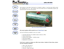 Tablet Screenshot of paultuemlerlpgas.com